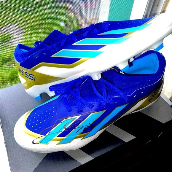 adidas | Shoes | Signed Messi Cleats By Him Him Self | Poshmark